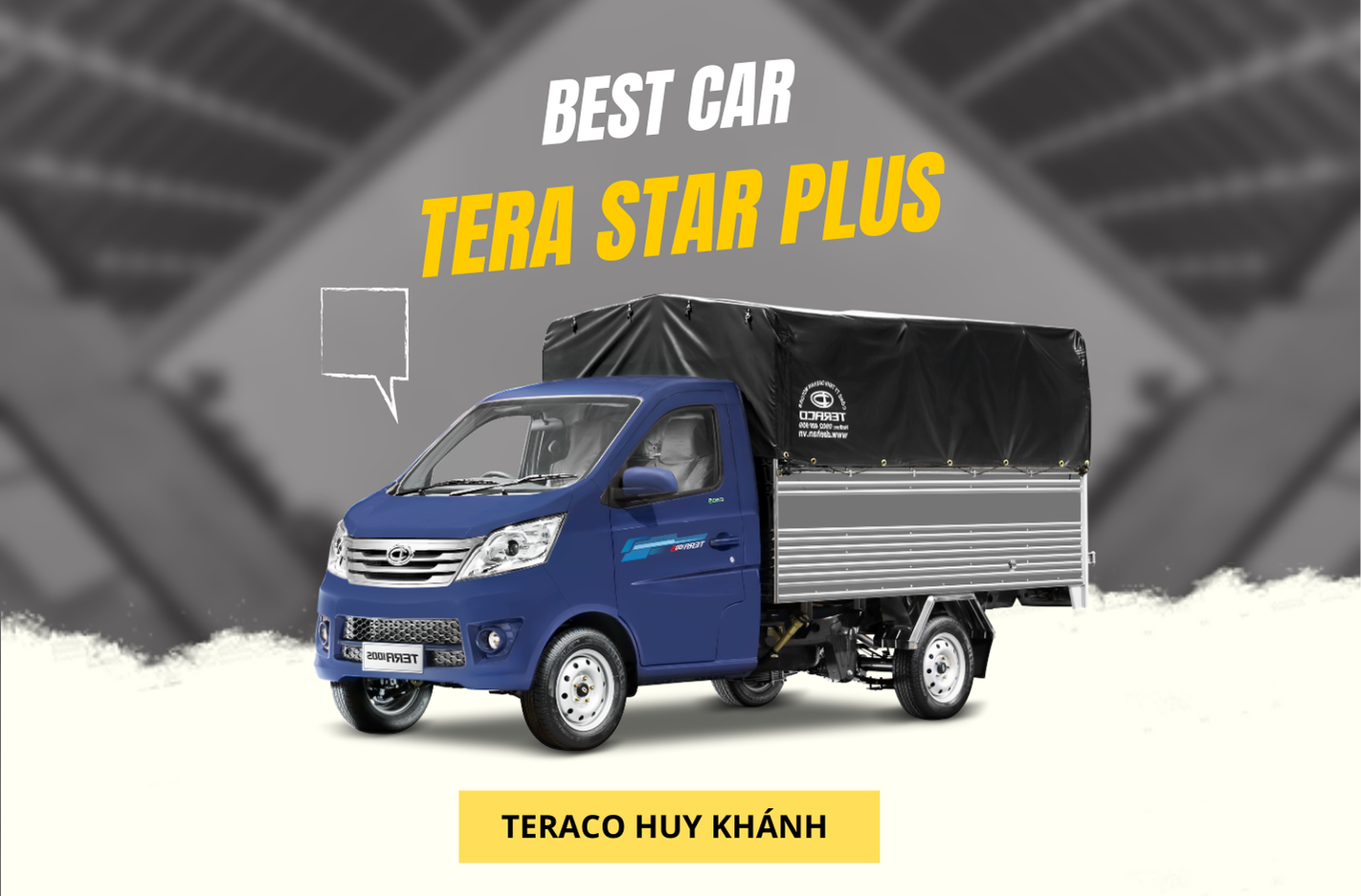 Kích thước của thùng chứa trên xe tải 1 TẤN