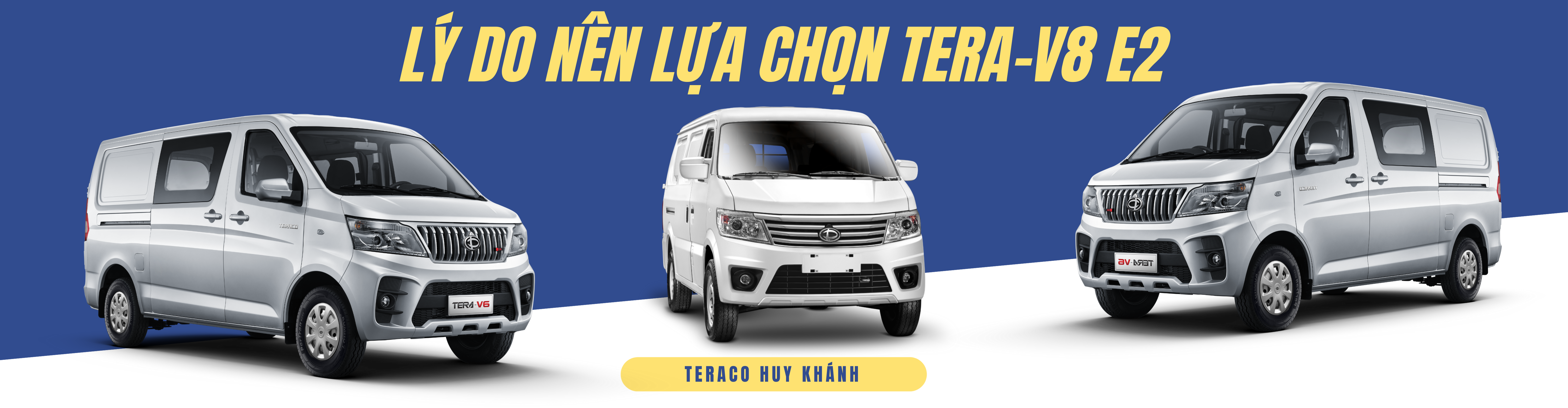 Lý do nên lựa chọn xe tải van chở hàng Tera-V8 2 chỗ