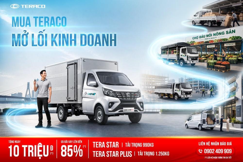 Mua xe Teraco, mở lối kinh doanh – Ưu đãi tiền mặt lên đến 10 triệu đồng trong tháng 7/2026