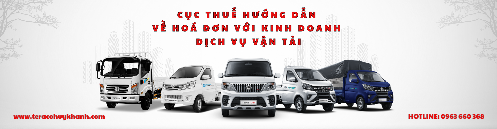 Hướng dẫn sử dụng hóa đơn trong lĩnh vực kinh doanh vận tải do Cục thế hướng dẫn