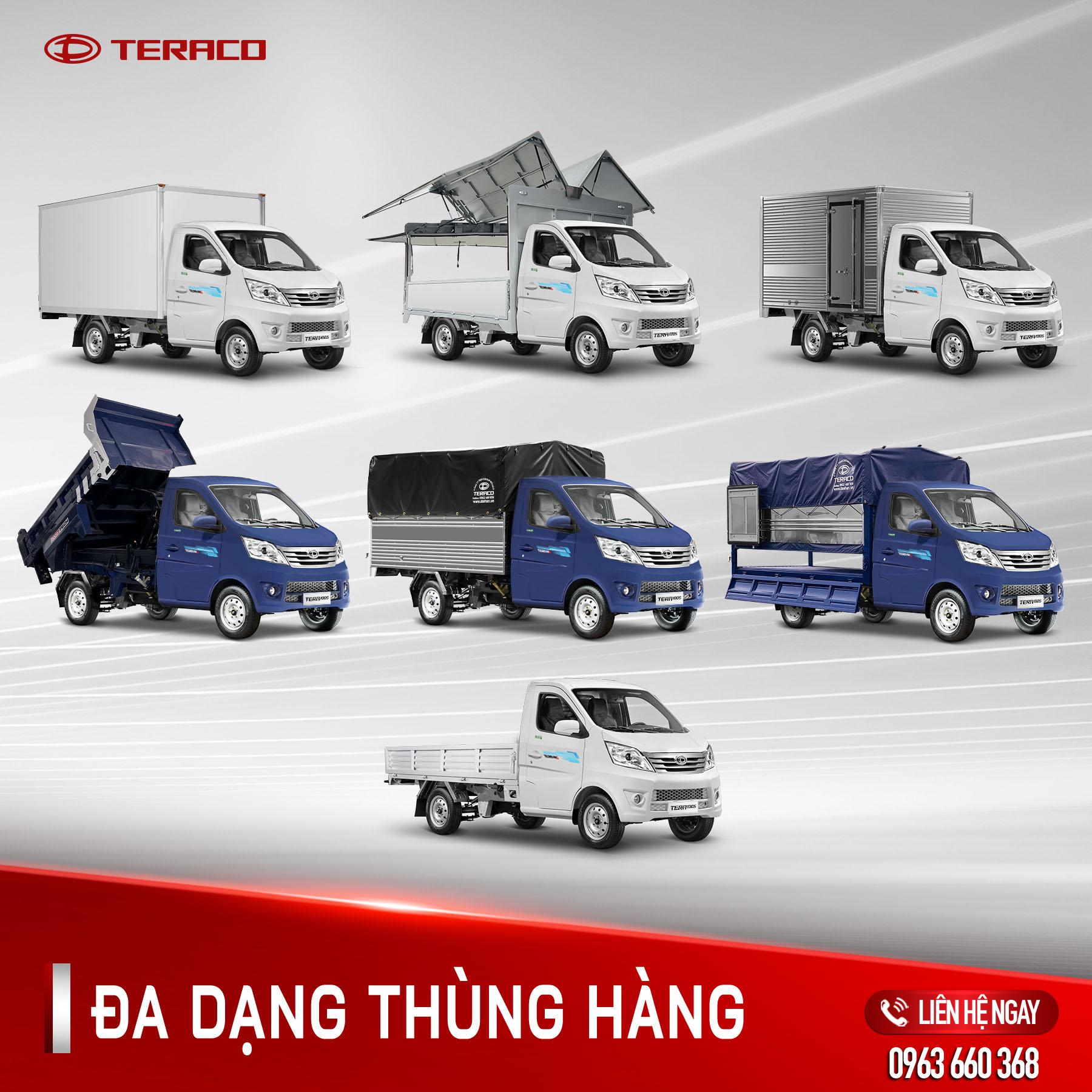 GIÁ XE TẢI TERACO TERA 100 MỚI NHẤT 2025